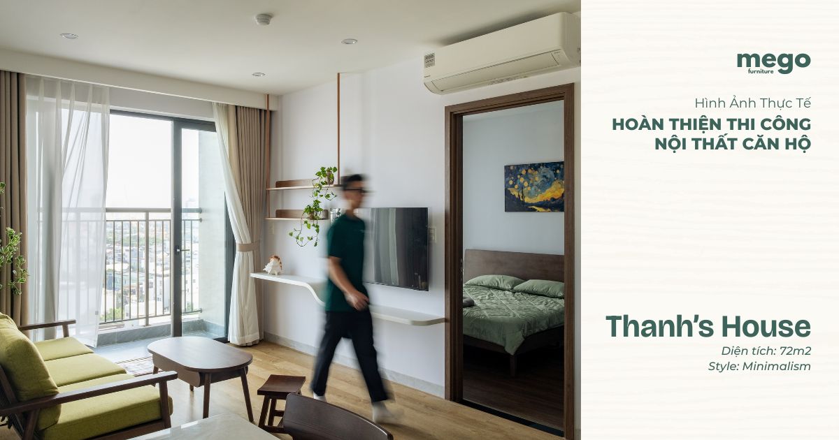 THI CÔNG NỘI THẤT CĂN HỘ 72m² - DỰ ÁN CĂN HỘ VISTA ĐÀ NẴNG