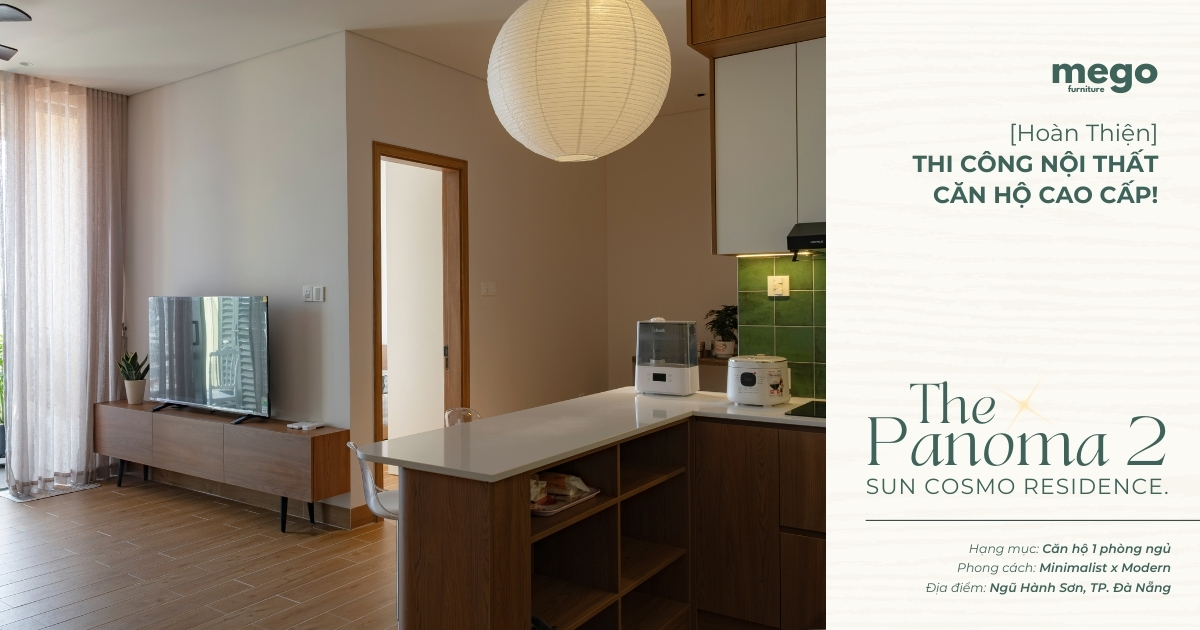 Thi Công Nội Thất Căn Hộ Cao Cấp Đà Nẵng: The Panoma 2 Sông Hàn