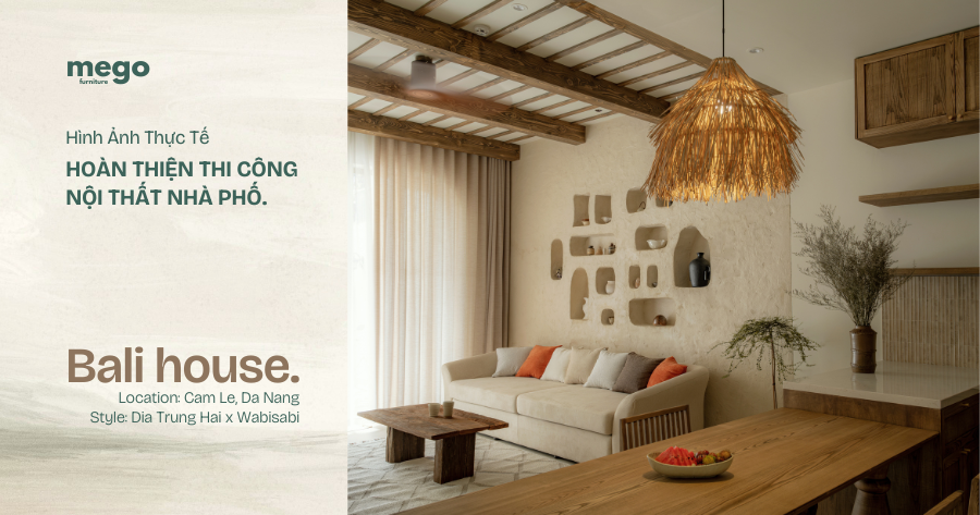 NỘI THẤT NHÀ PHỐ ĐỊA TRUNG HẢI TẠI ĐÀ NẴNG - DỰ ÁN 'Bali House'