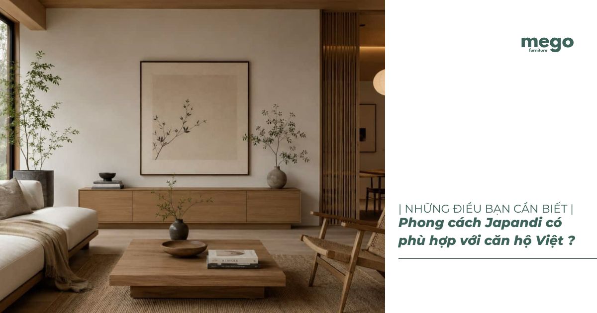 NHỮNG ĐIỀU BẠN CẦN BIẾT:PHONG CÁCH JAPANDI CÓ PHÙ HỢP VỚI CĂN HỘ VIỆT?