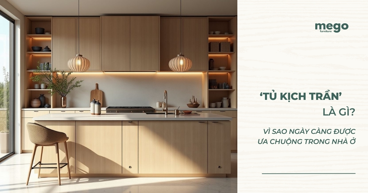 Tủ Kịch Trần Là Gì? Vì Sao Ngày Càng Được Ưa Chuộng Trong Nhà Ở