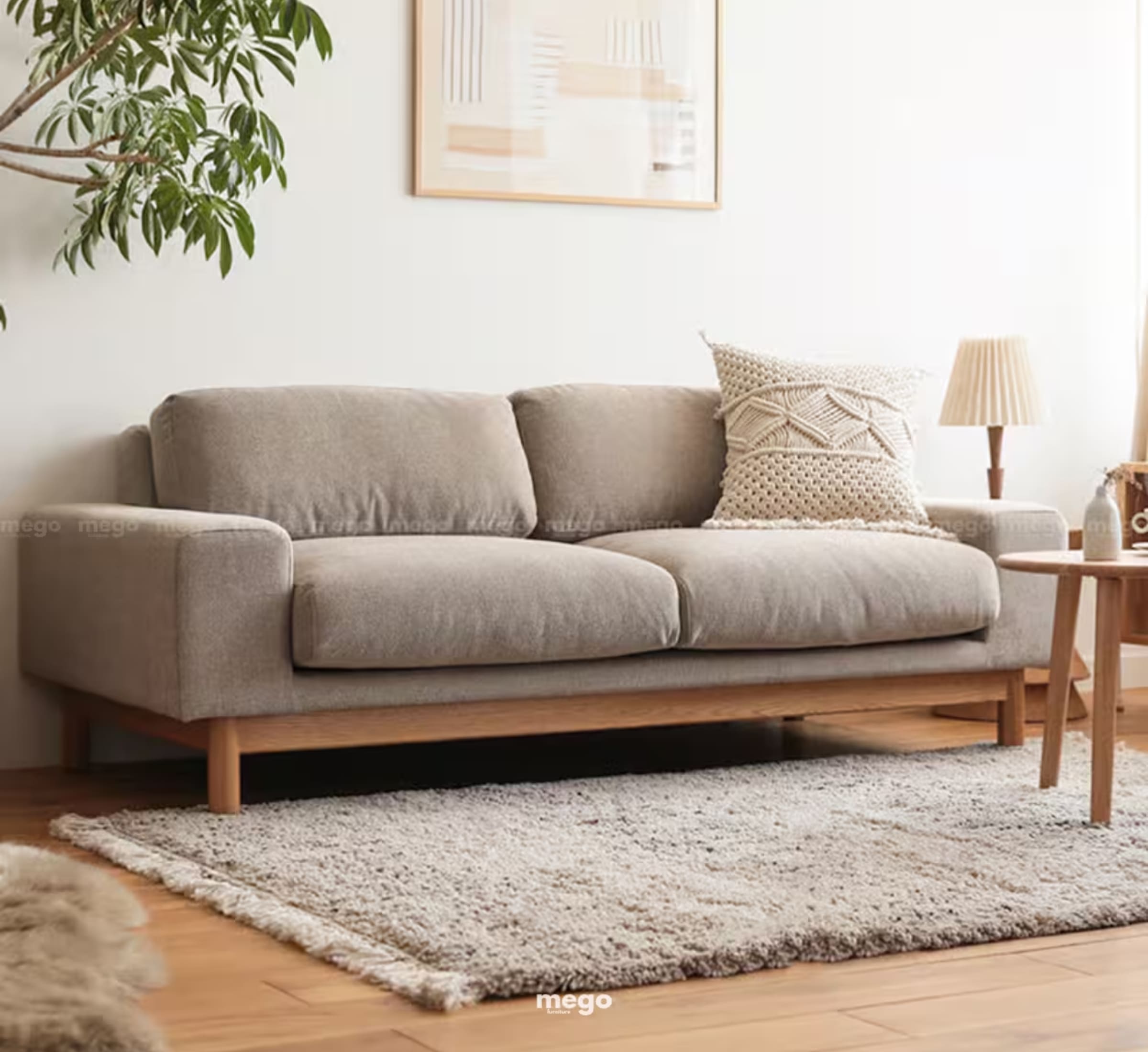 chọn sofa bằng gỗ sồi