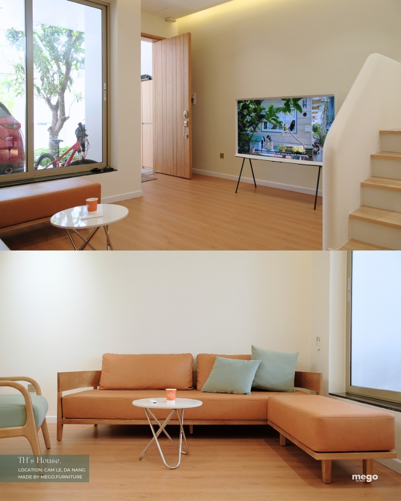 Sofa khung gỗ tự nhiên Đà Nẵng