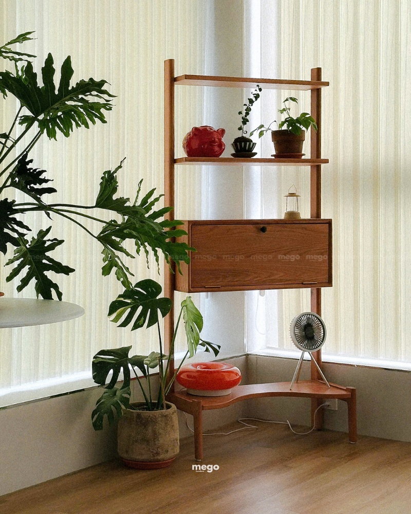 kệ decor gỗ tối giản tại Đà Nẵng