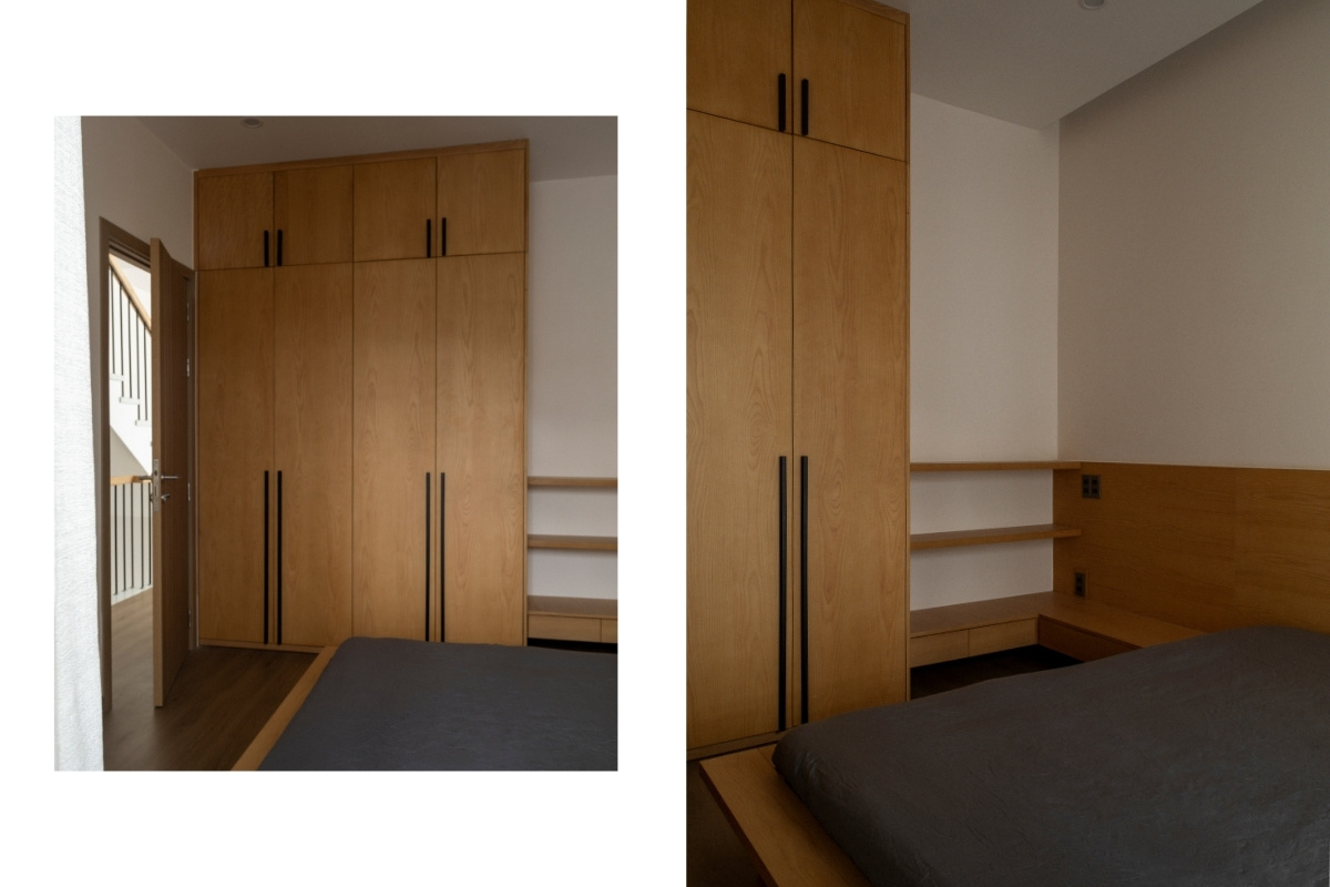 Tủ quần áo Plywood phủ Veneer Sồi