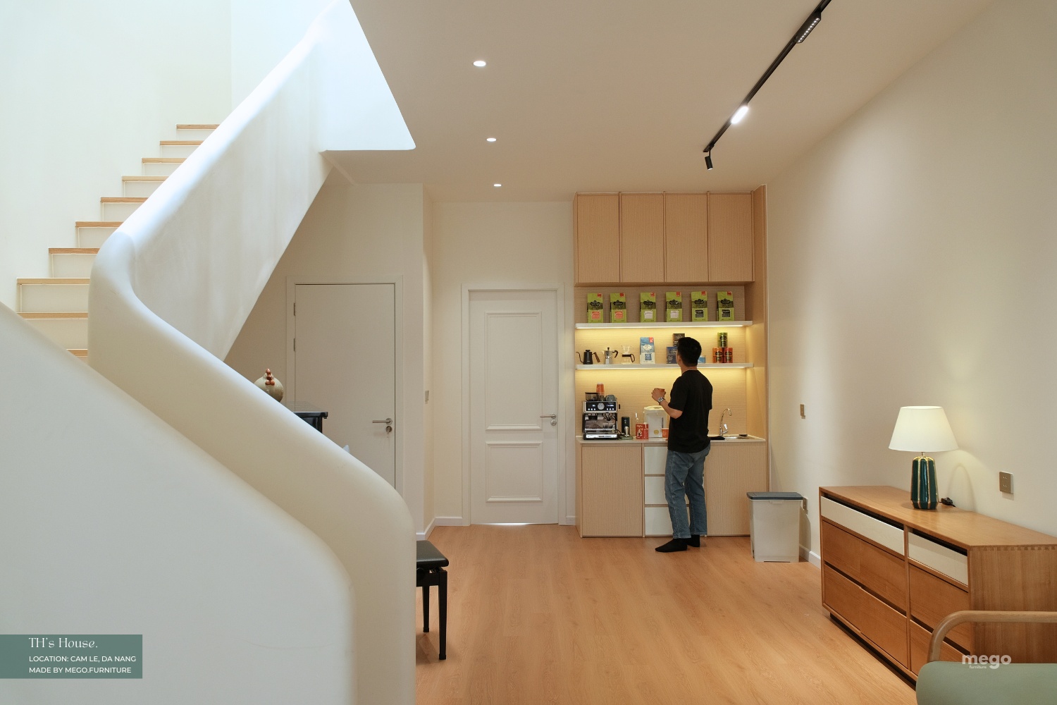 Nội thất nhà phố phong cách tối giản tại Đà Nẵng