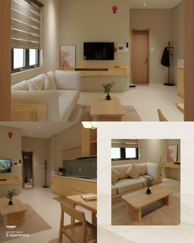Thi công Nội thất căn hộ Japandi Đà Nẵng