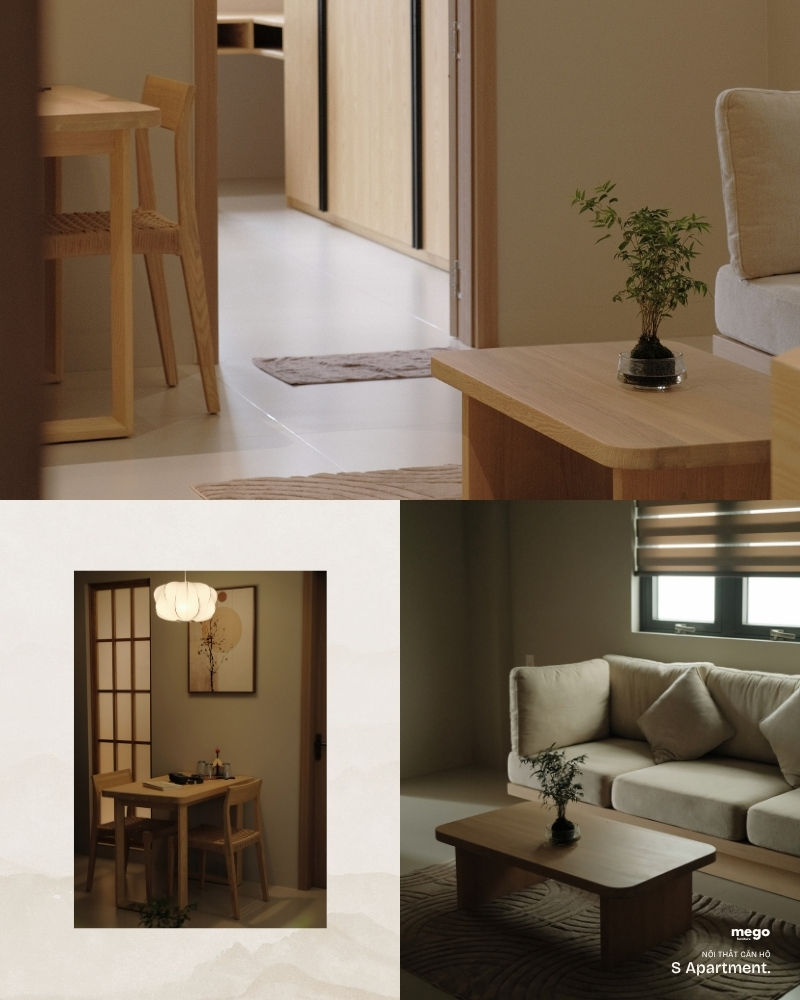 Thi công Nội thất căn hộ Japandi Đà Nẵng