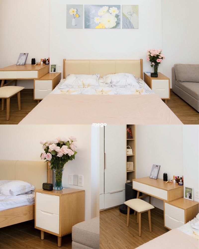 Tab đầu giường gỗ tự nhiên Đà Nẵng