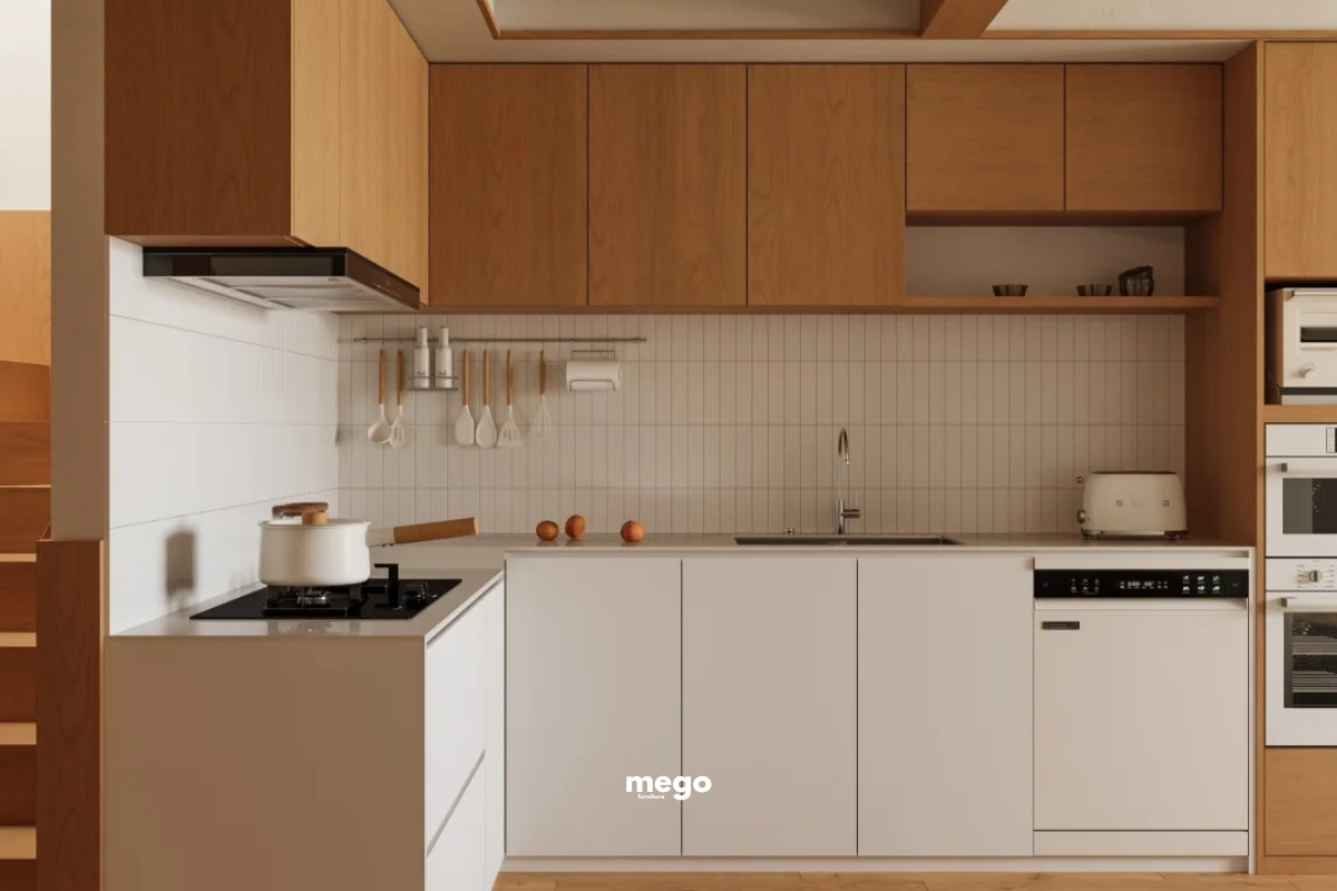 Bếp Plywood phủ Melamine