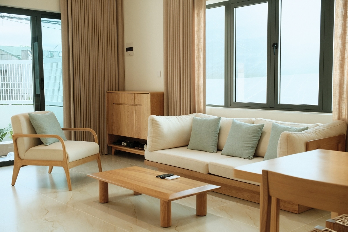 bí quyết sắm nội thất gỗ phòng khách Đà Nẵng