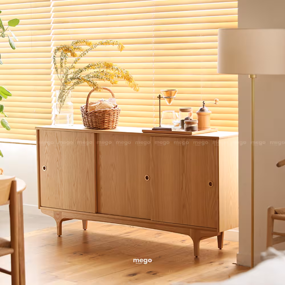 Tủ Decor gỗ tối giản Đà Nẵng
