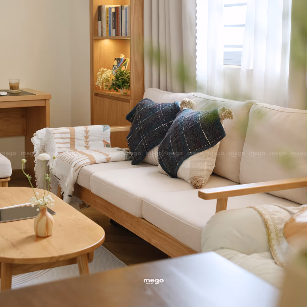 bàn trà gỗ Sồi Đà Nẵng