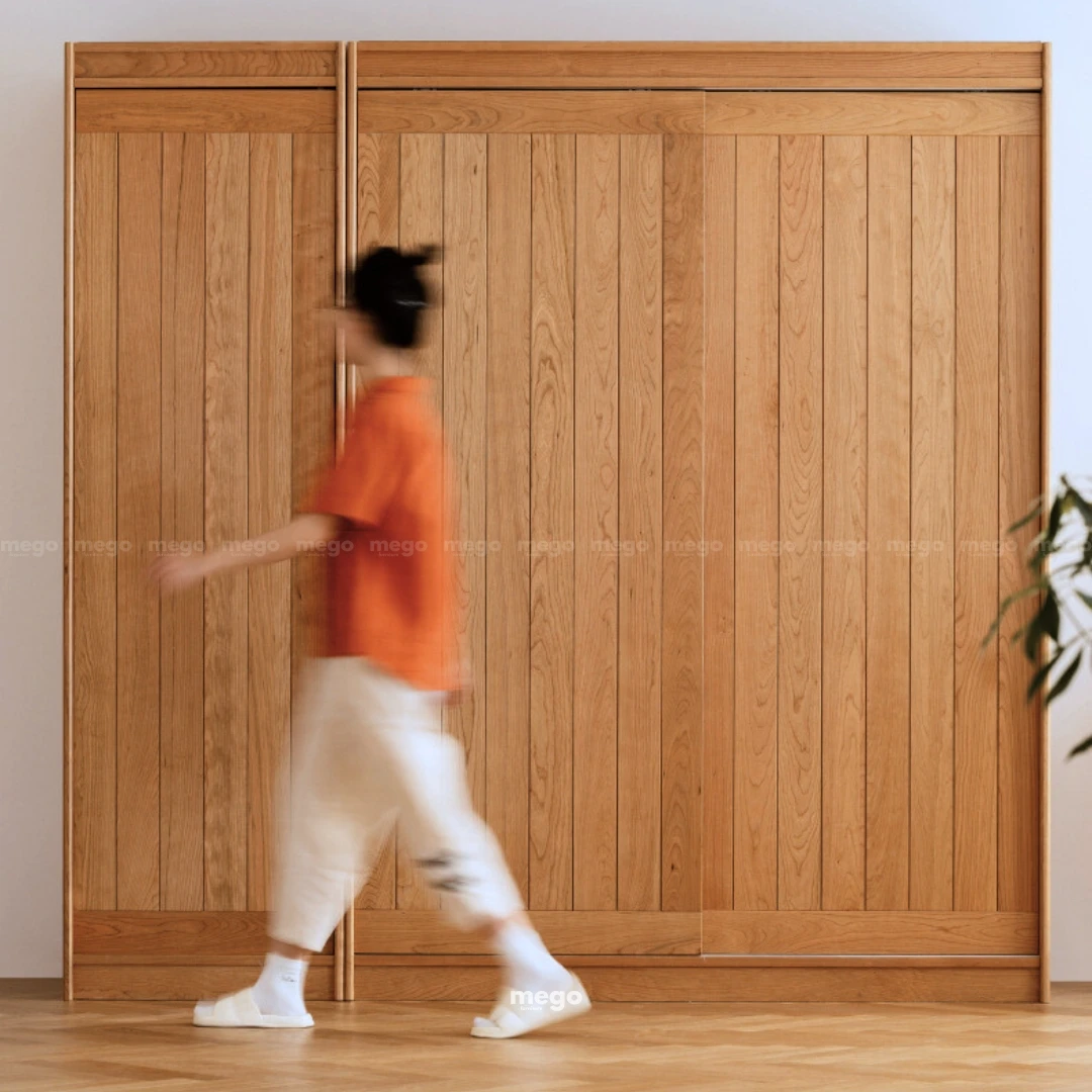 tủ quần áo gỗ tự nhiên