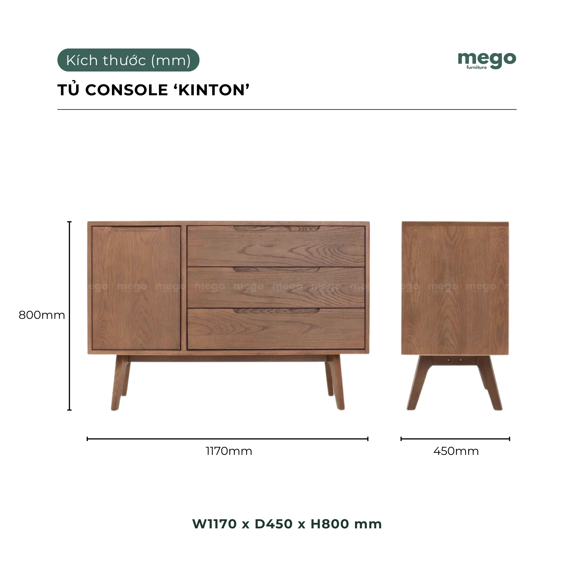 Tủ Console KINGTON