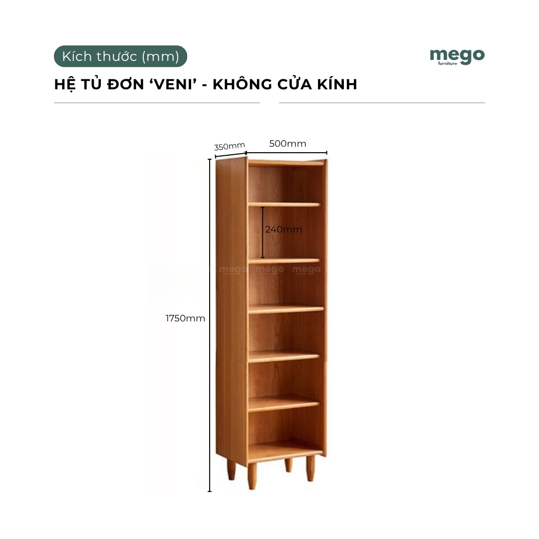 tủ sách, tủ decor gỗ tối giản Đà Nẵng