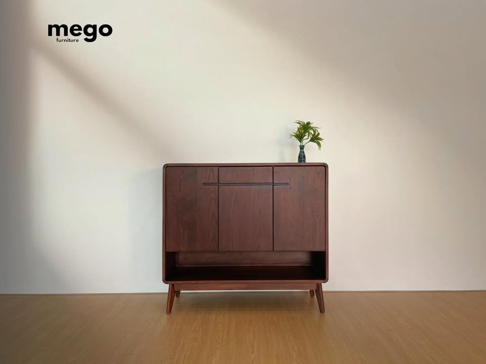 Tủ Giày Gỗ Tối Giản