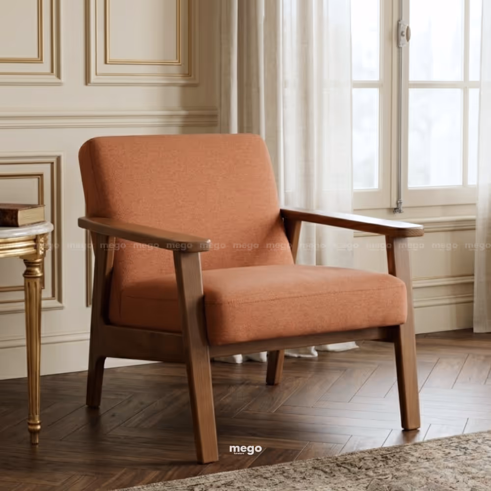 armchair khung gỗ cao cấp Đà Nẵng