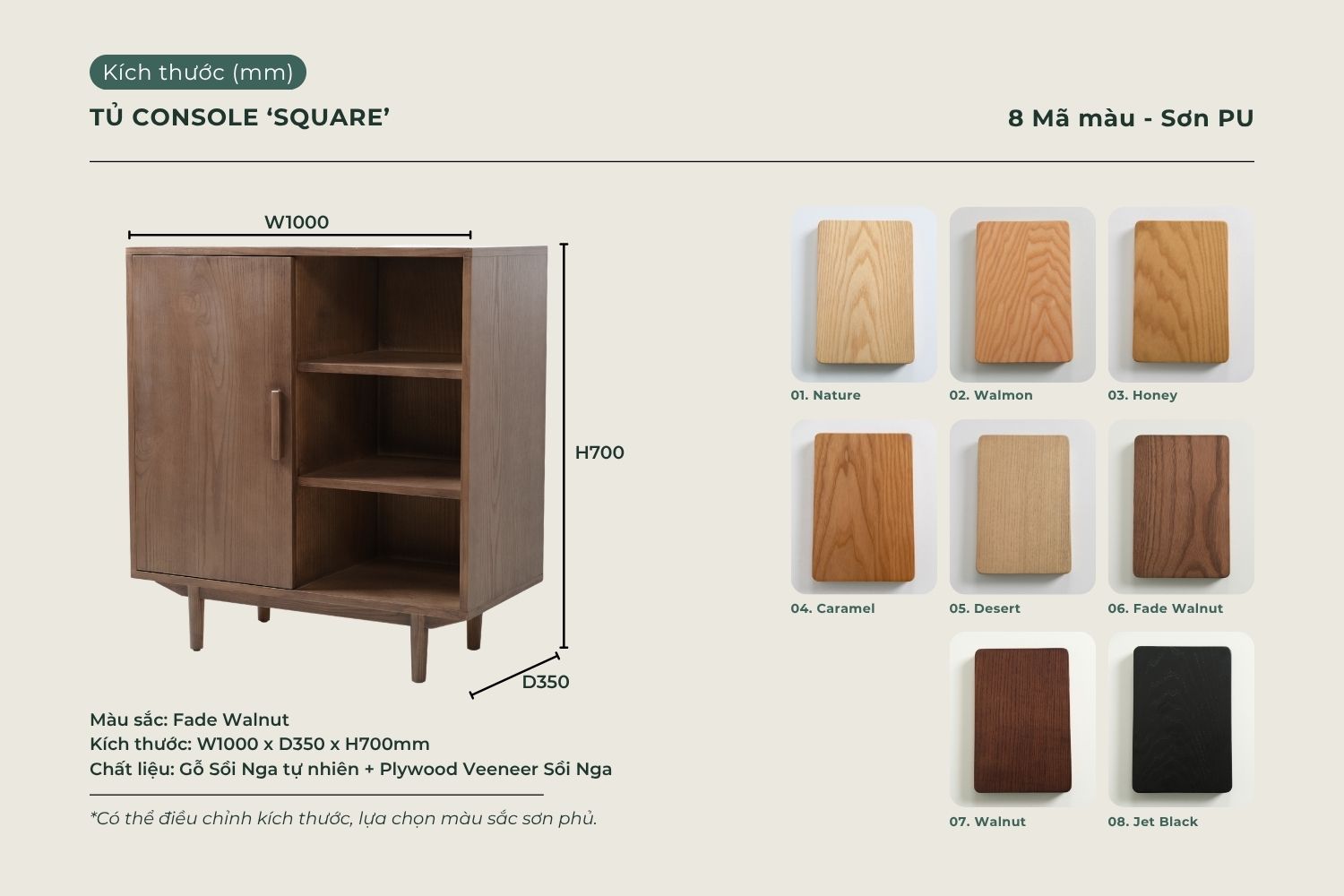 Tủ Console SQUARE