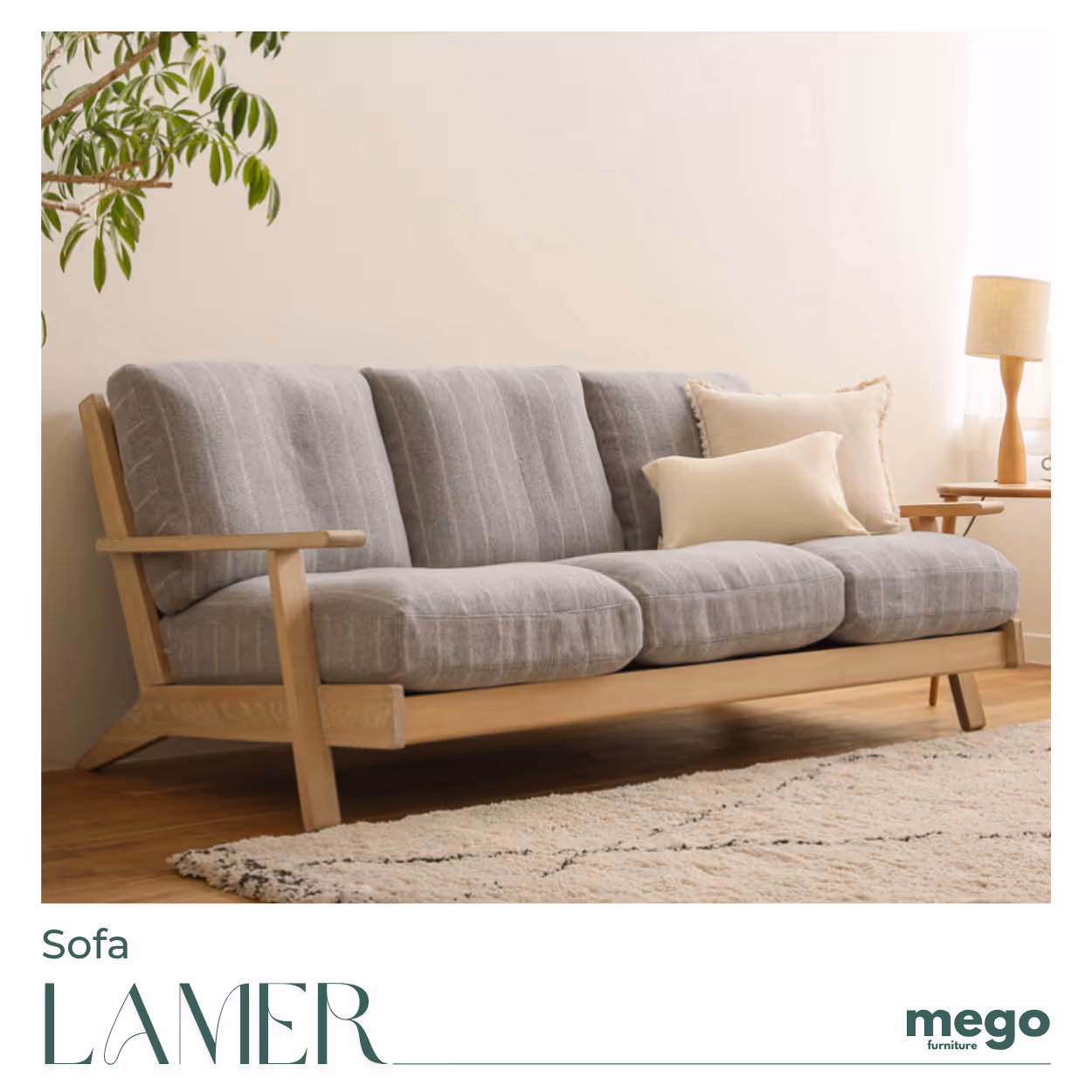 Sofa khung gỗ tối giản Đà Nẵng