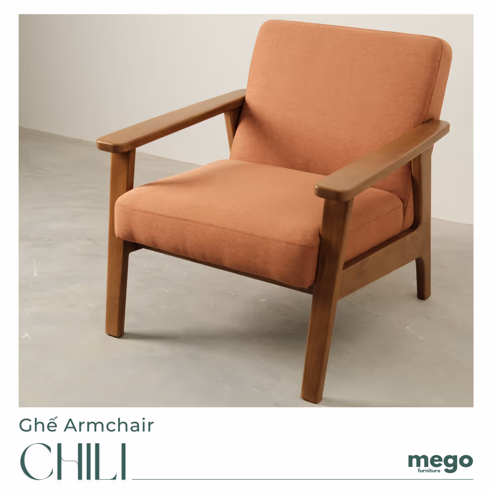 armchair khung gỗ cao cấp Đà Nẵng