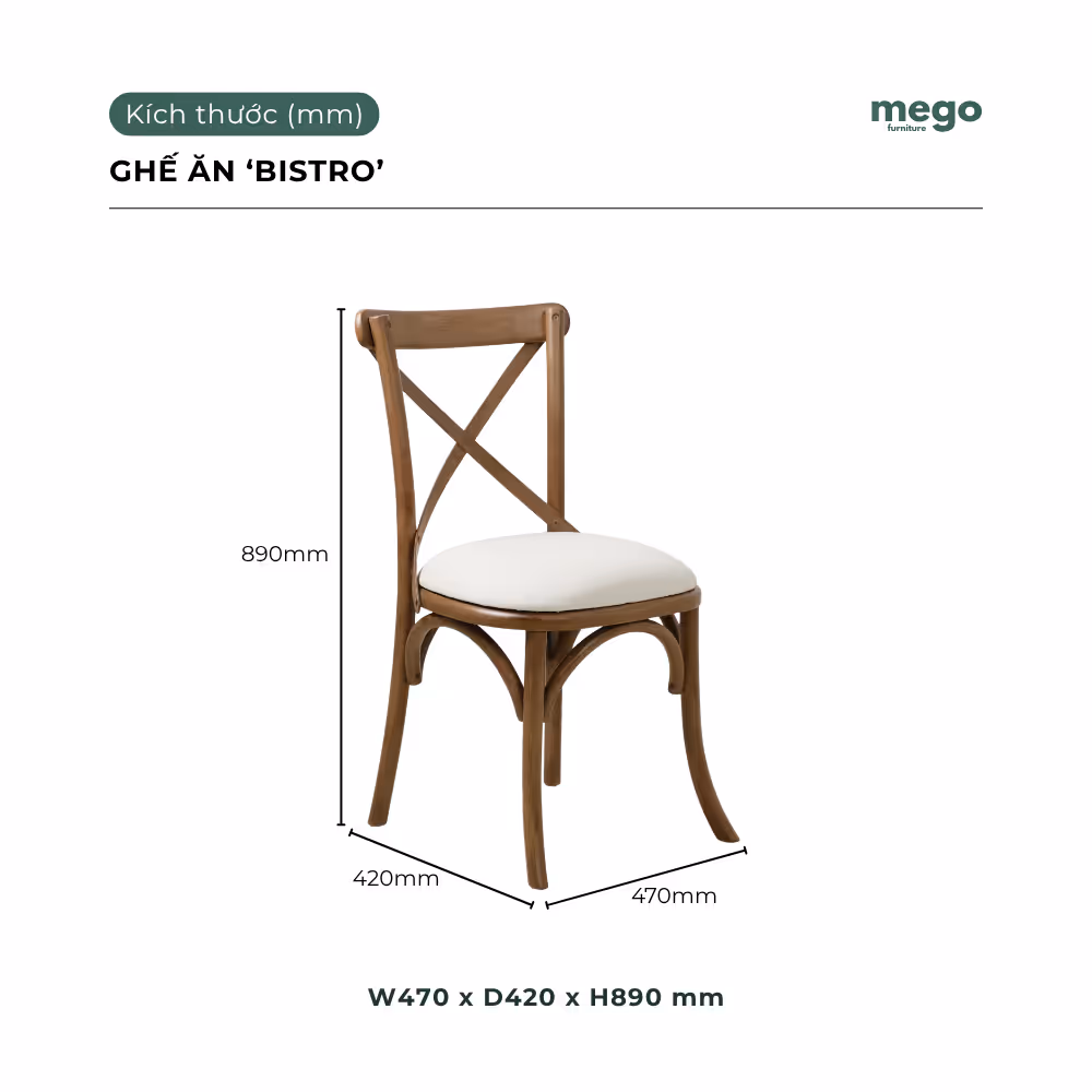 ghế ăn gỗ cổ điển