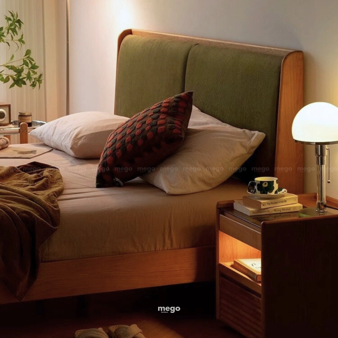 giường gỗ tự nhiên