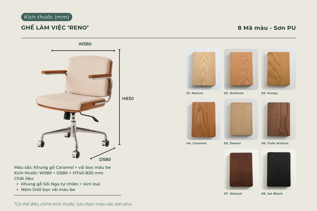 Ghế Làm Việc RENO