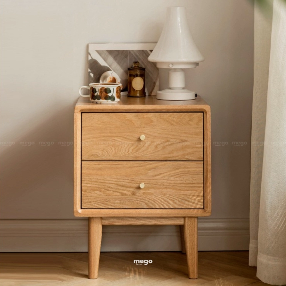 Tab đầu giường gỗ tự nhiên