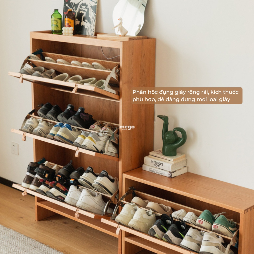 tủ giày gỗ tự nhiên Đà Nẵng