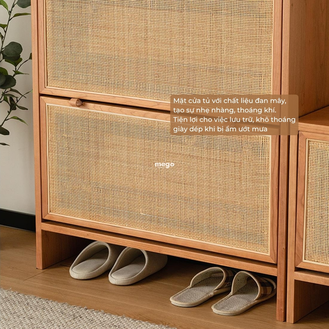 tủ giày gỗ tự nhiên Đà Nẵng
