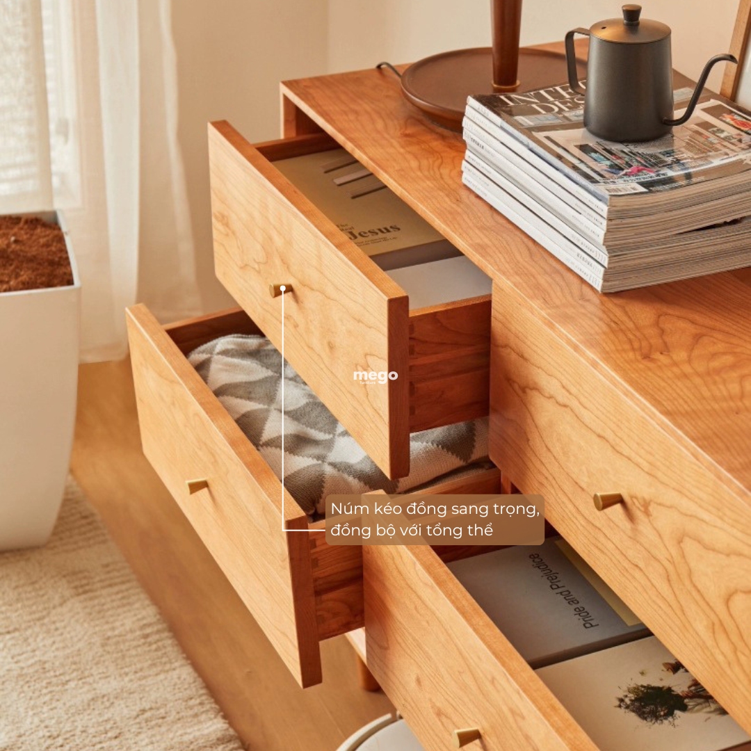 Tủ Trang Trí Gỗ Tự Nhiên