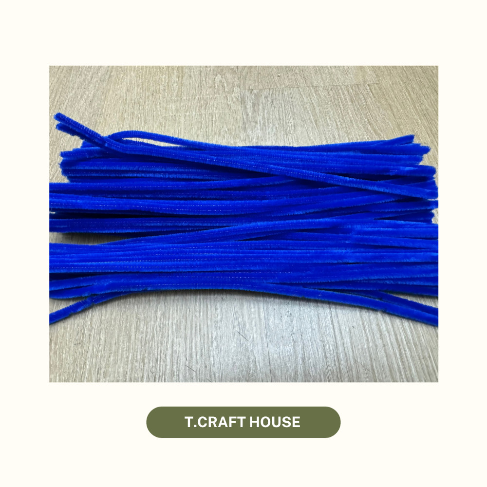 COMBO 20 CÂY KẼM NHUNG LOẠI 1, NHUNG DÀY MỊN LÀM HOA VÀ PHỤ KIỆN T.CRAFT HOUSE