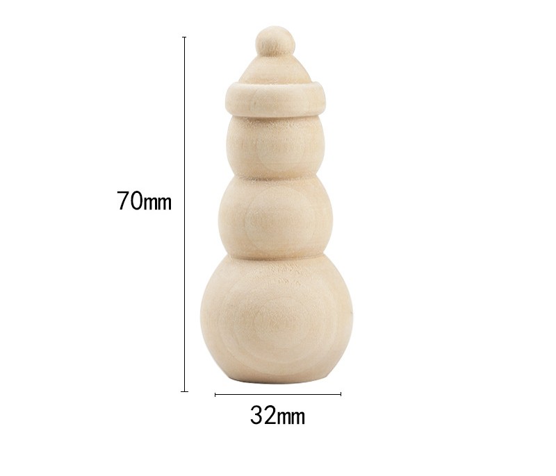 MÔ HÌNH GỖ MINI TỰ NHIÊN DECOR TRANG TRÍ NOEL PHONG CÁCH MINIMALIST T.CRAFT HOUSE