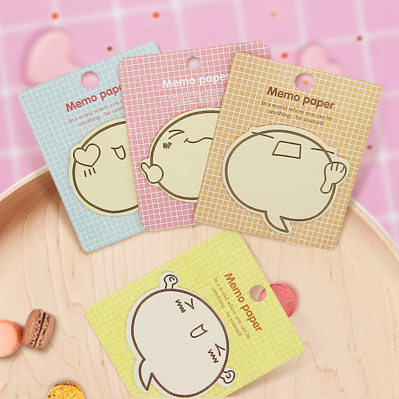 COMBO 4 SET GIẤY NHỚ MEMO PAPER SIÊU ĐÁNG YÊU T.CRAFT HOUSE