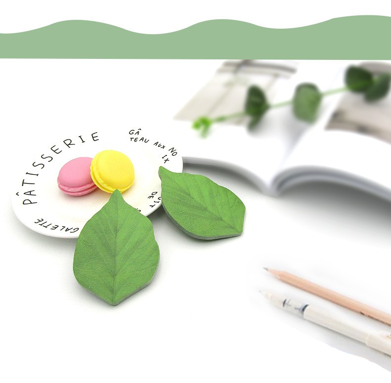 GIẤY NHỚ HÌNH CHÚ THỎ CON DỄ THƯƠNG VÀ CHIẾC LÁ XINH XẮN .CRAFT HOUSE