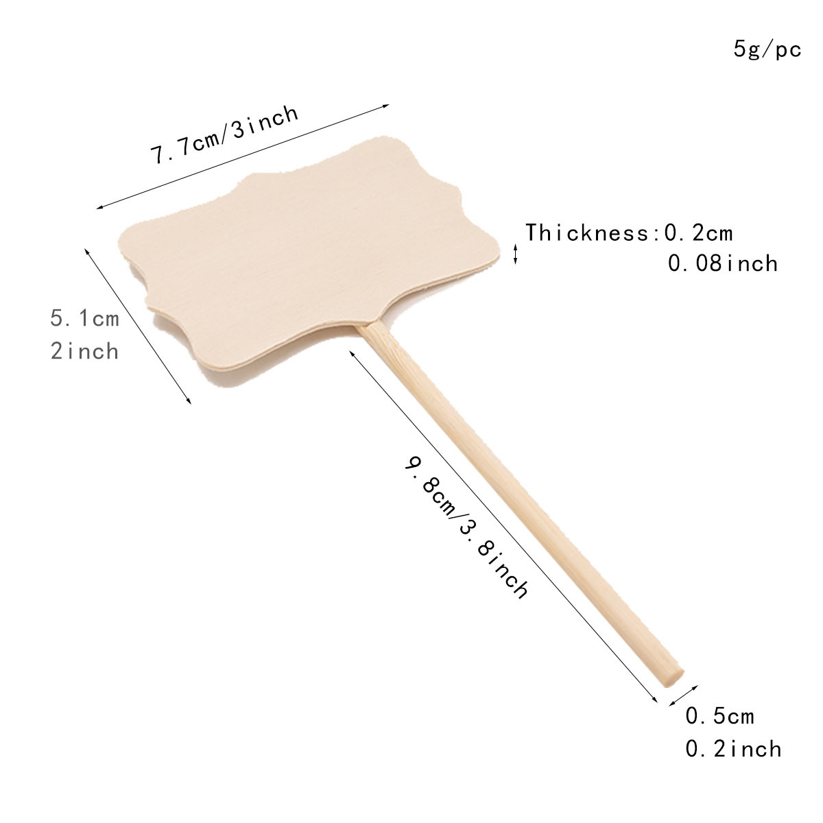 THANH GỖ BẢNG ĐEN HOẶC TRẮNG MINI ĐA NĂNG, TIỆN DỤNG T.CRAFT HOUSE-NVLG