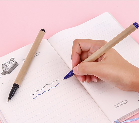 BÚT BI GEL GIẤY KRAFT PHONG CÁCH VINTAGE T.CRAFT HOUSE