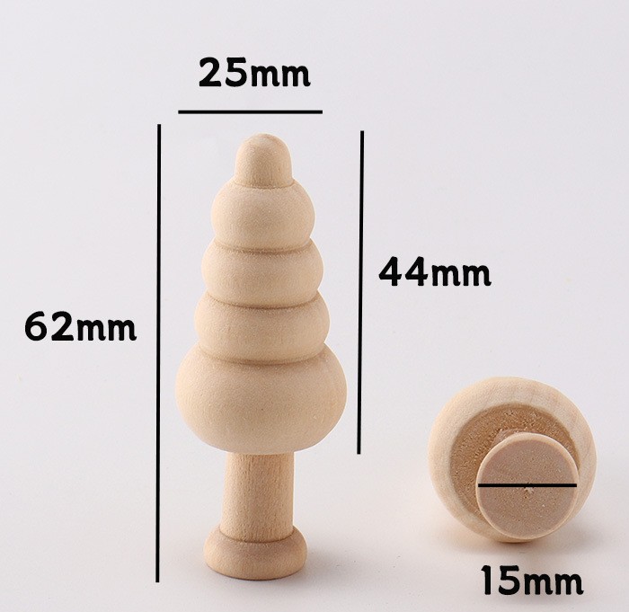 MÔ HÌNH GỖ MINI TỰ NHIÊN DECOR TRANG TRÍ NOEL PHONG CÁCH MINIMALIST T.CRAFT HOUSE