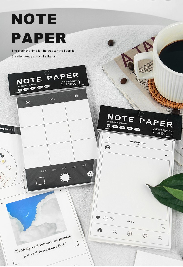 COMBO GIẤY NOTE NHIỀU GIAO DIỆN ĐỘC ĐÁO TRANG TRÍ TẬP VỞ, LƯU BÚT T-CRAFT ^^