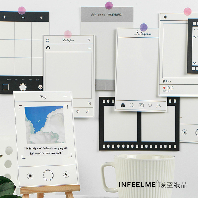 COMBO GIẤY NOTE NHIỀU GIAO DIỆN ĐỘC ĐÁO TRANG TRÍ TẬP VỞ, LƯU BÚT T-CRAFT ^^