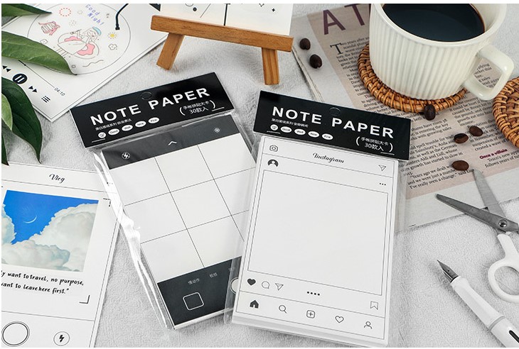 COMBO GIẤY NOTE NHIỀU GIAO DIỆN ĐỘC ĐÁO TRANG TRÍ TẬP VỞ, LƯU BÚT T-CRAFT ^^