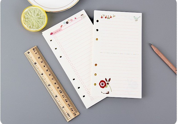 GIẤY REFILL SỔ BÌA CÒNG A6 DỄ XƯƠNG T.CRAFT HOUSE (KHÔNG BAO GỒM CÒNG)