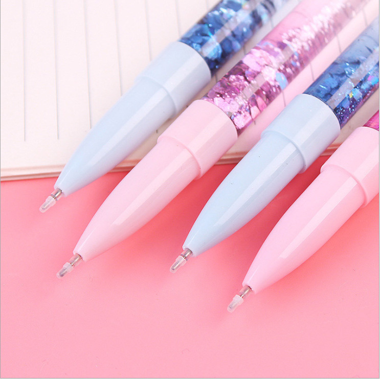BÚT BI NƯỚC MÀU ĐEN KIM TUYẾN HỌA TIẾT HOẠT HÌNH XINH XẮN NGÒI 0.38MM T-CRAFT ^^