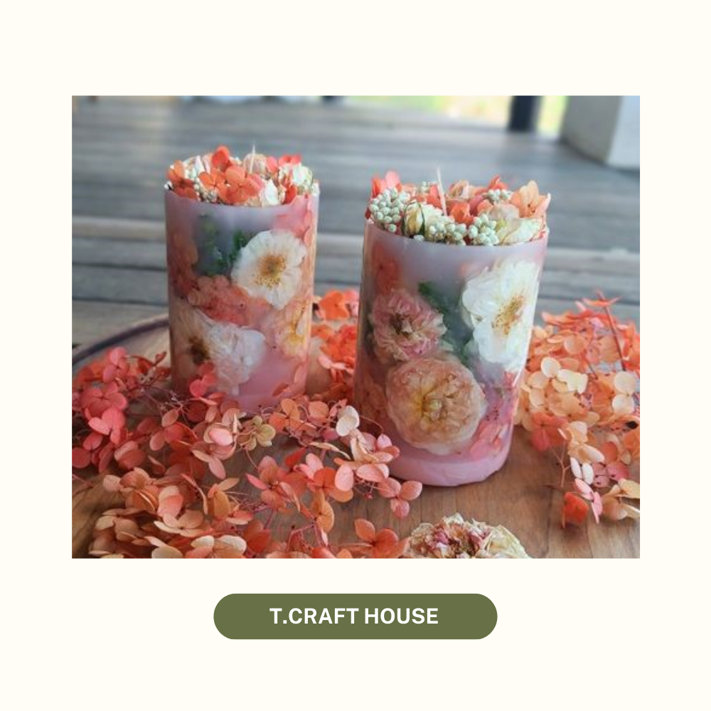 SÁP PARAFFIN HẠT TINH LUYỆN MÀU TRẮNG SỮA CAO CẤP LOẠI 1 LÀM NẾN HANDMADE T.CRAFT HOUSE