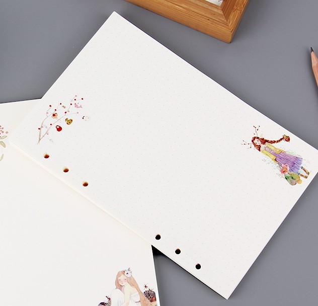 GIẤY REFILL SỔ BÌA CÒNG A6 DỄ XƯƠNG T.CRAFT HOUSE (KHÔNG BAO GỒM CÒNG)