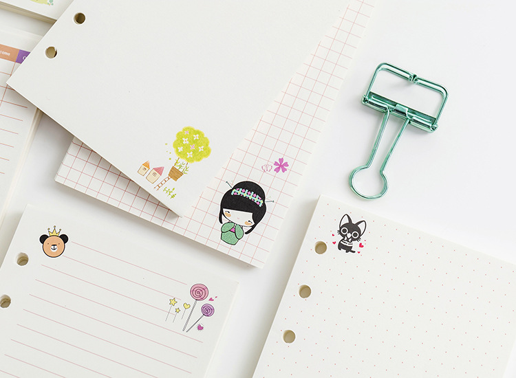 GIẤY REFILL SỔ BÌA CÒNG A6 DỄ XƯƠNG T.CRAFT HOUSE (KHÔNG BAO GỒM CÒNG)