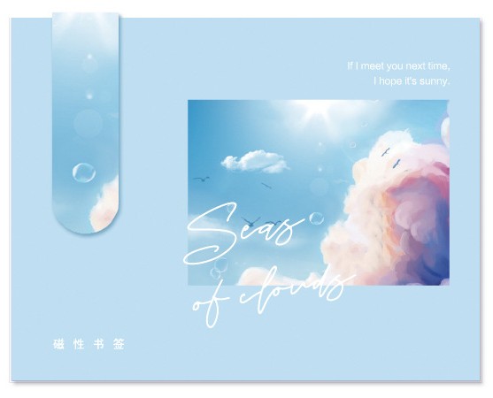BOOKMARK/ KẸP SÁCH NAM CHÂM CHỦ ĐỀ THIÊN NHIÊN LÃNG MẠN T.CRAFT HOUSE