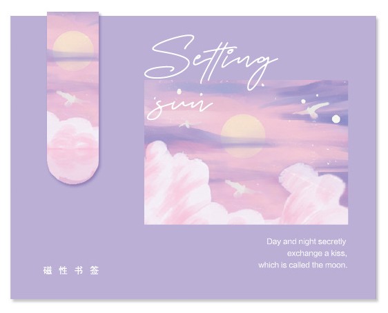 BOOKMARK/ KẸP SÁCH NAM CHÂM CHỦ ĐỀ THIÊN NHIÊN LÃNG MẠN T.CRAFT HOUSE
