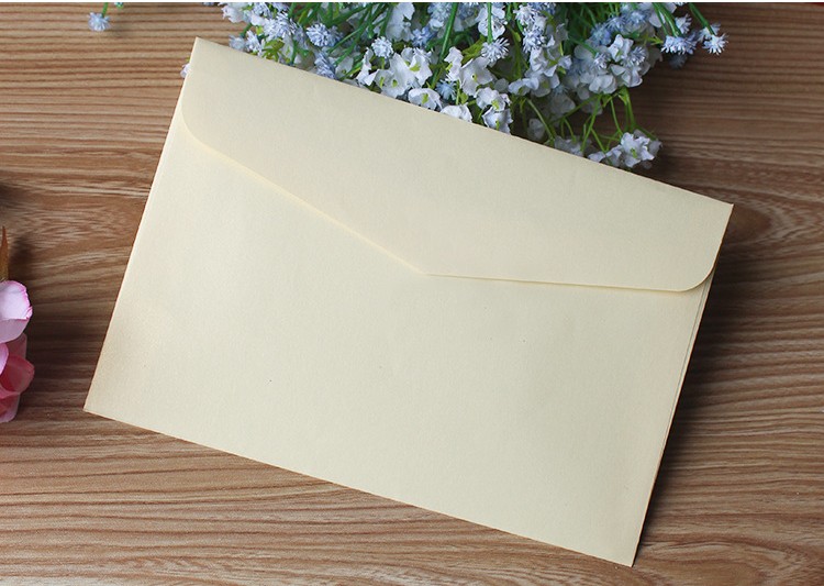 SET 5 BAO THƯ ÁNH KIM 130GSM KÍCH THƯỚC 137x197mm NHIỀU MÀU SẮC T.CRAFT HOUSE